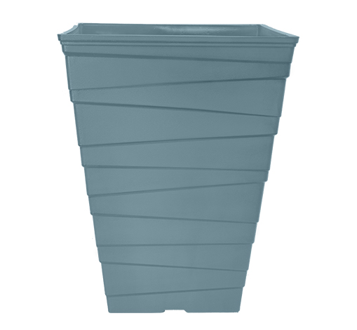 image of miranda tall winter gray planter