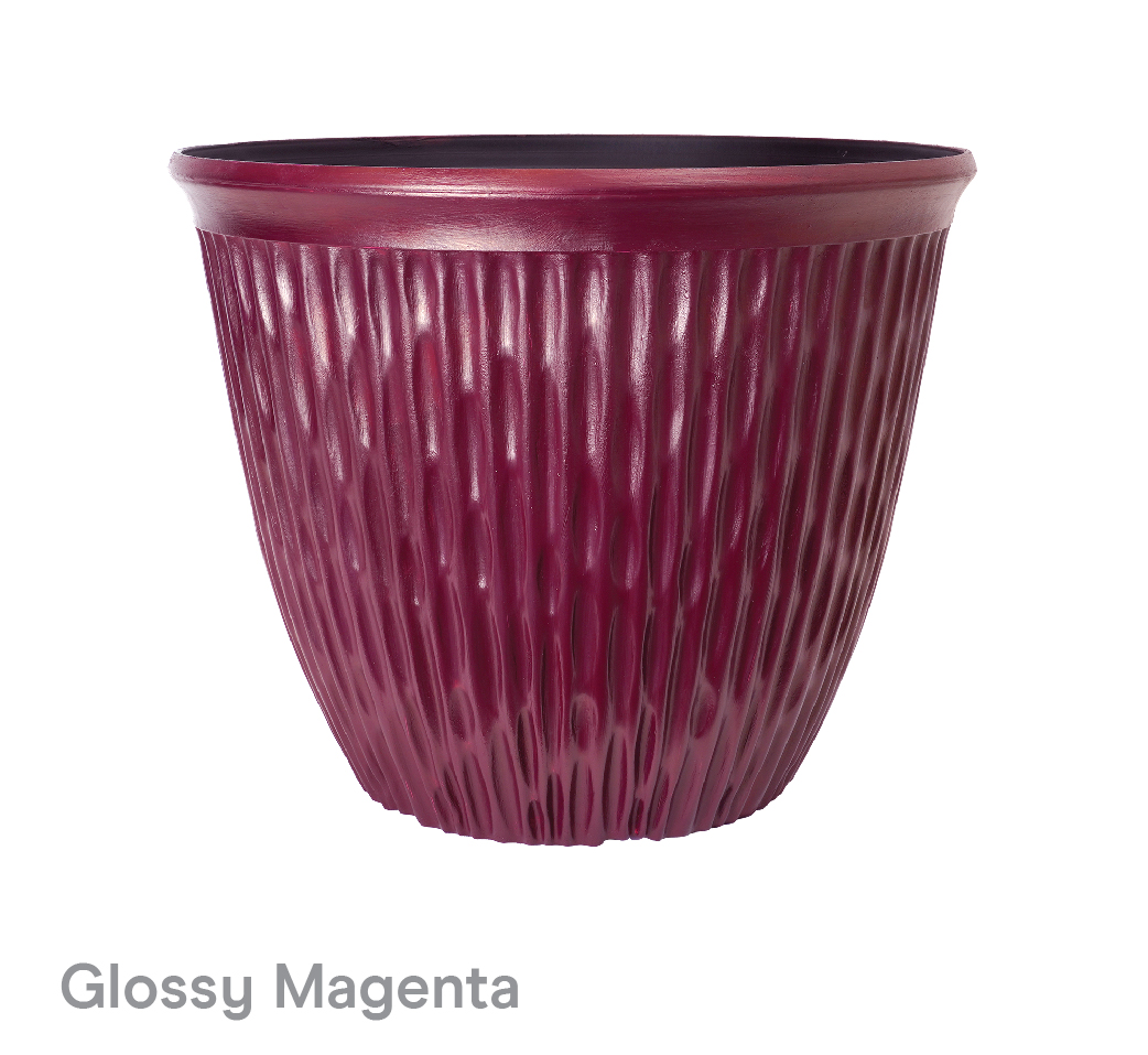 image of Glossy Magenta Brooklyn Planters