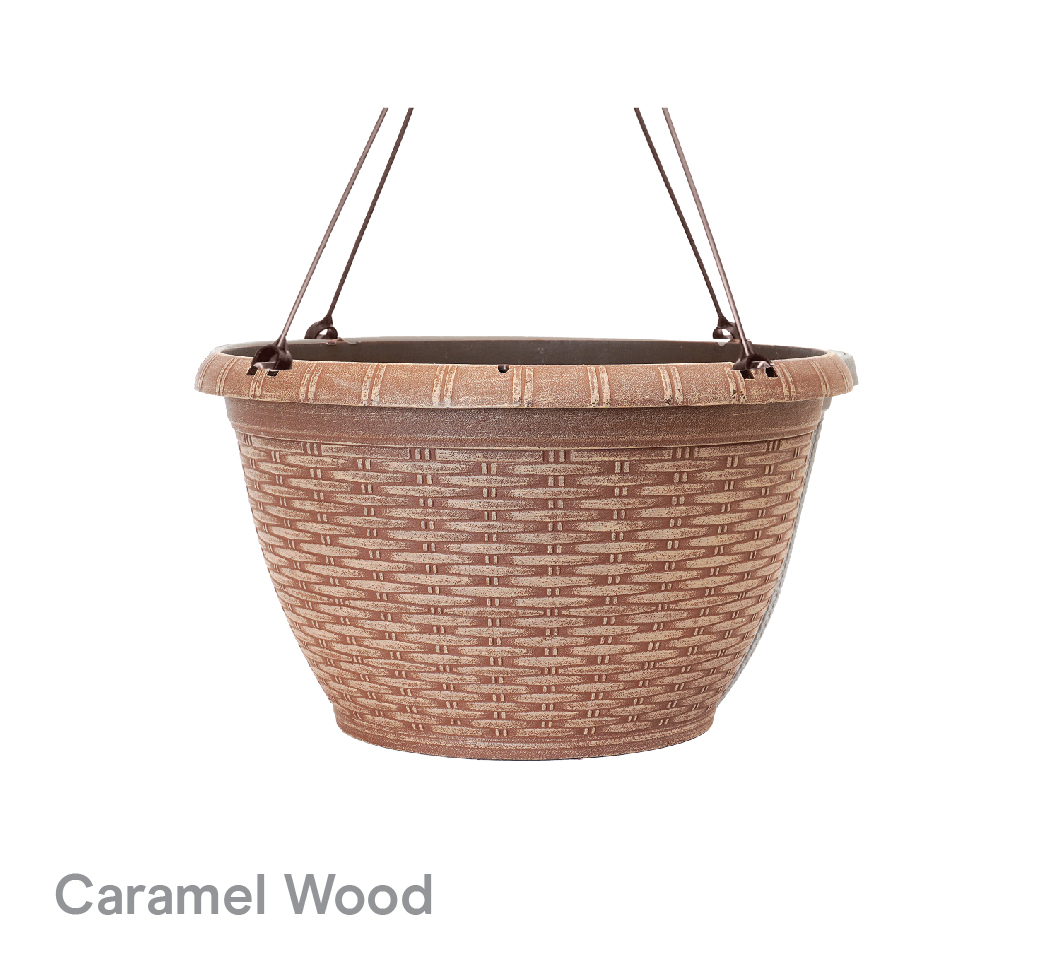 image of Caramel Wicker planter