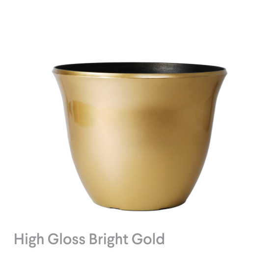 image of High Glass Gold Wallace Planters